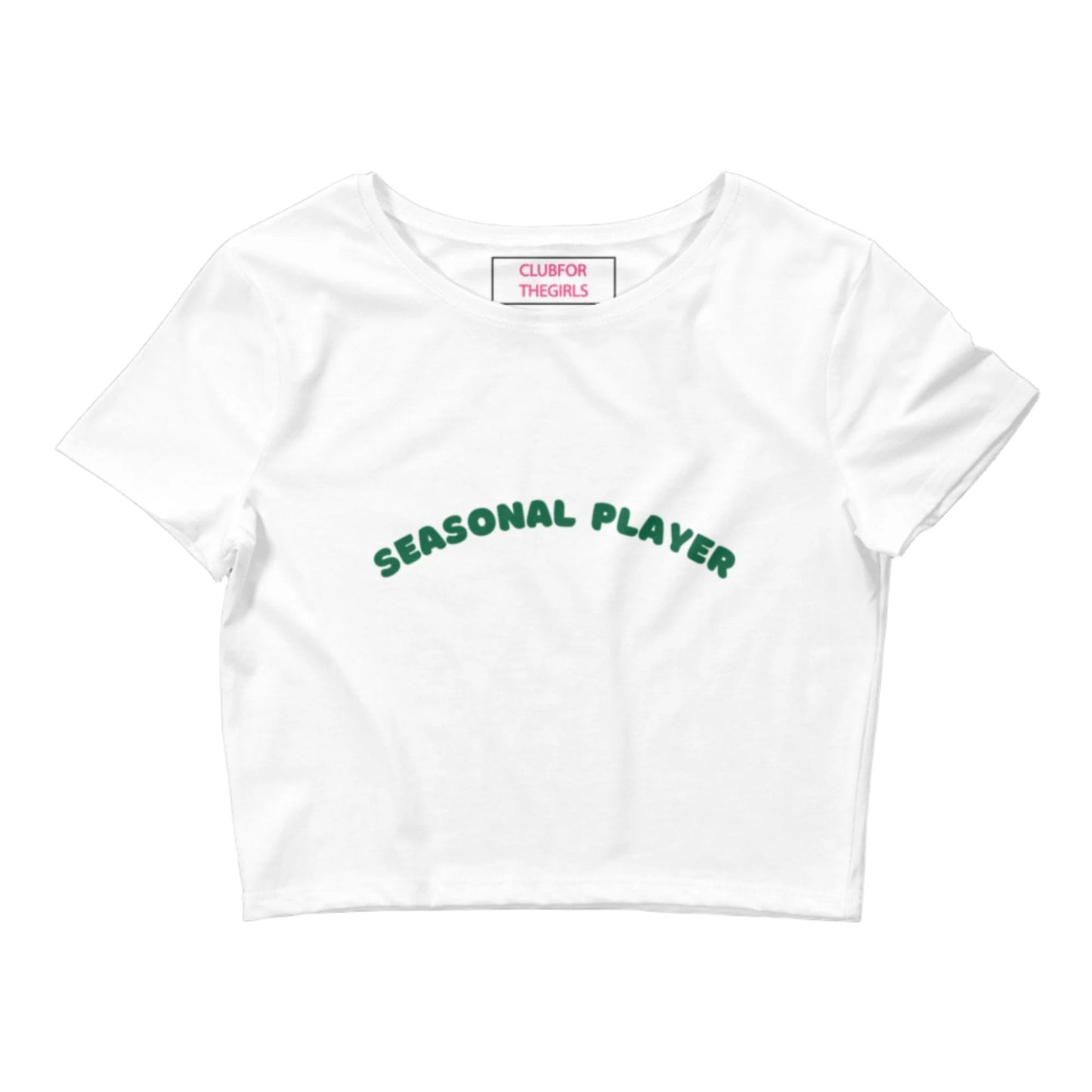 Seasonal Player Crop Tee (Green)