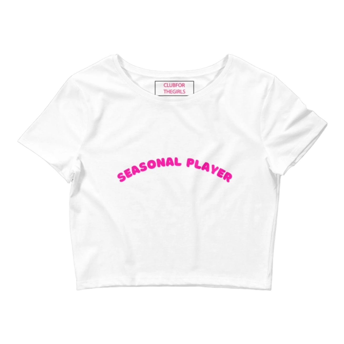 Seasonal Player Crop Tee (Pink)