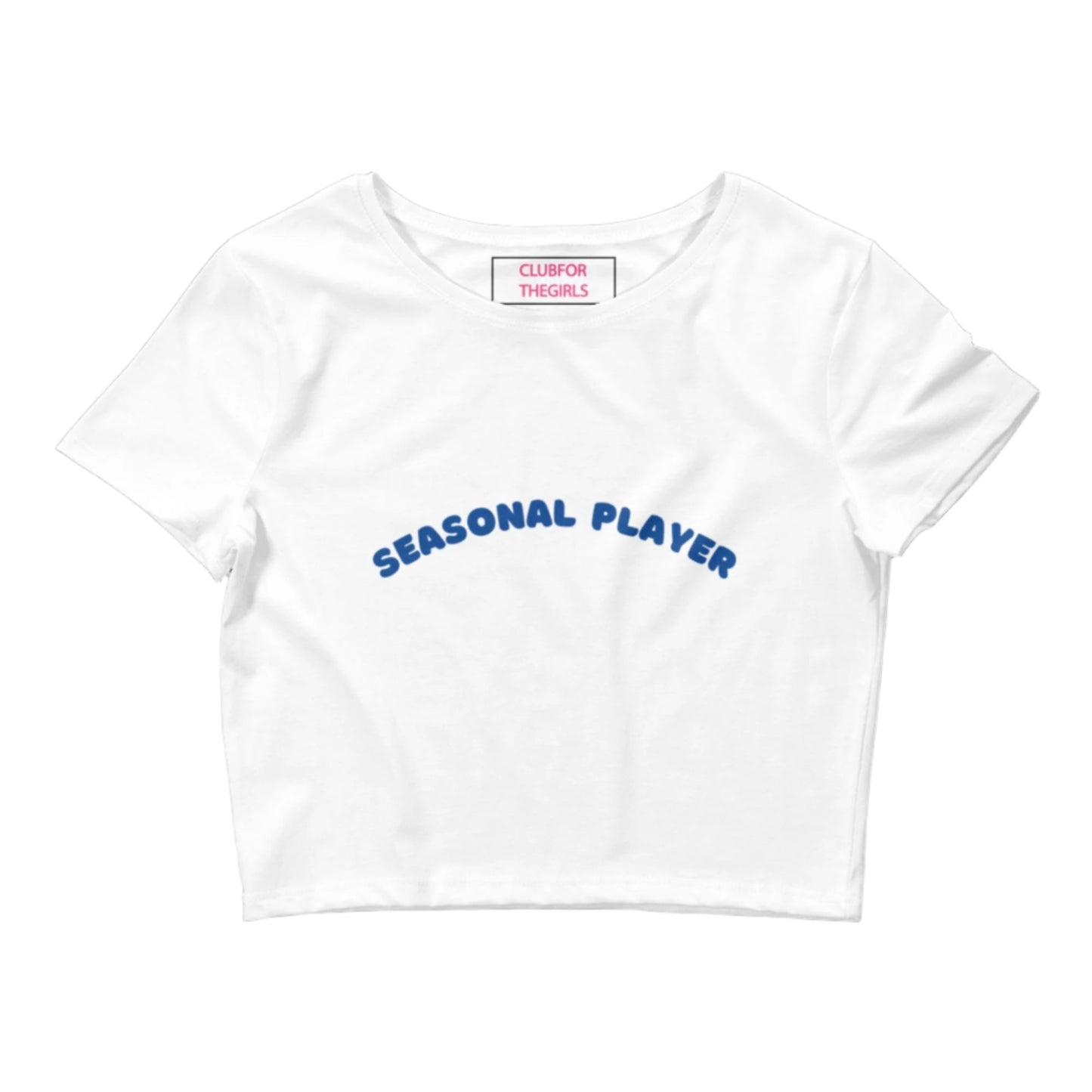 Seasonal Player Crop Tee (Blue)